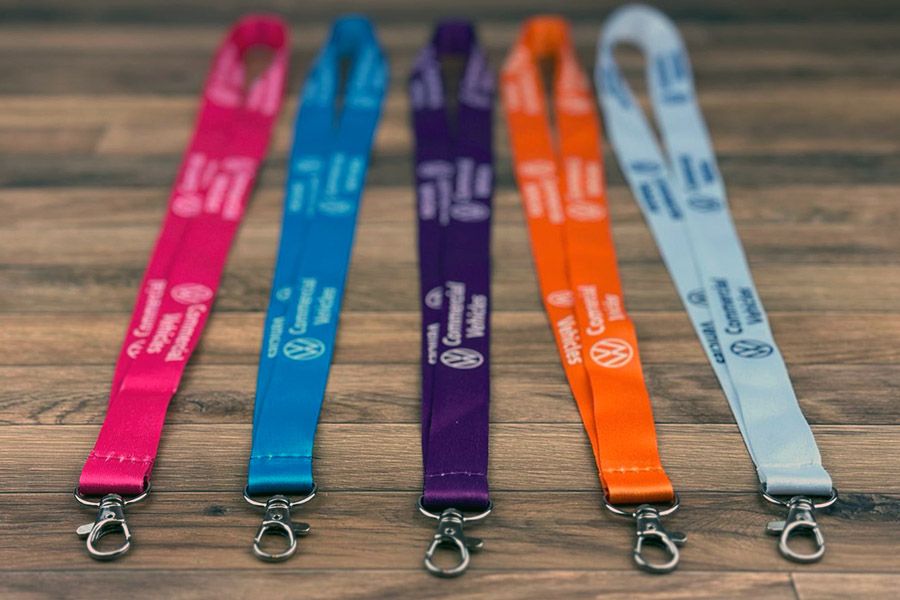 Lanyards voor Volkswagen in 5 verschillende kleuren